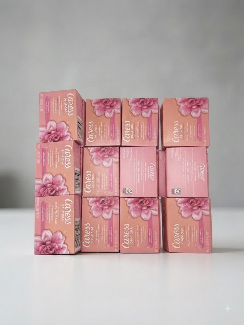 Caresse Pink Floral Hand Soap Bars - Gentle Botanical Cleanse